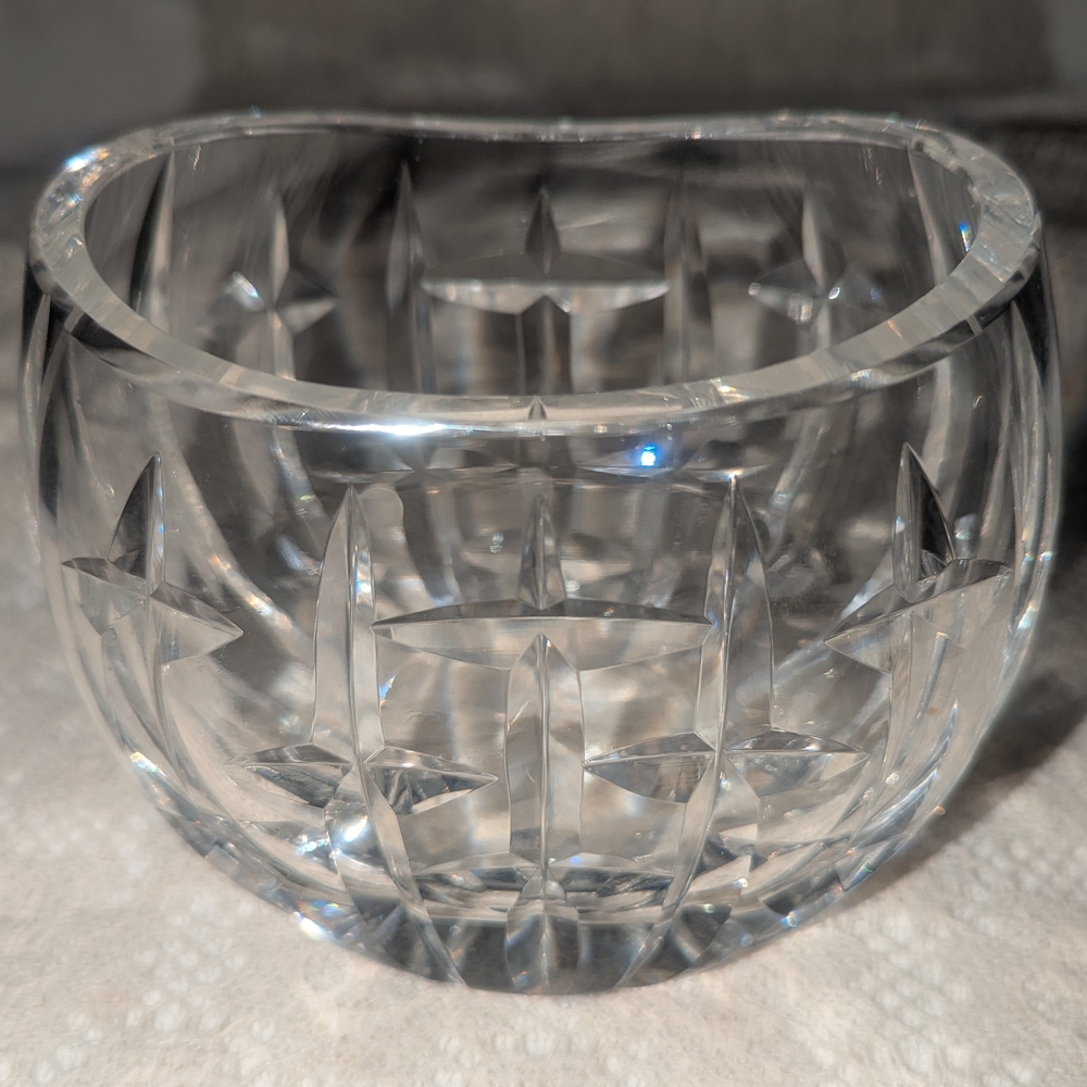 Waterford Handblown Crystal Cut Glass Vase.